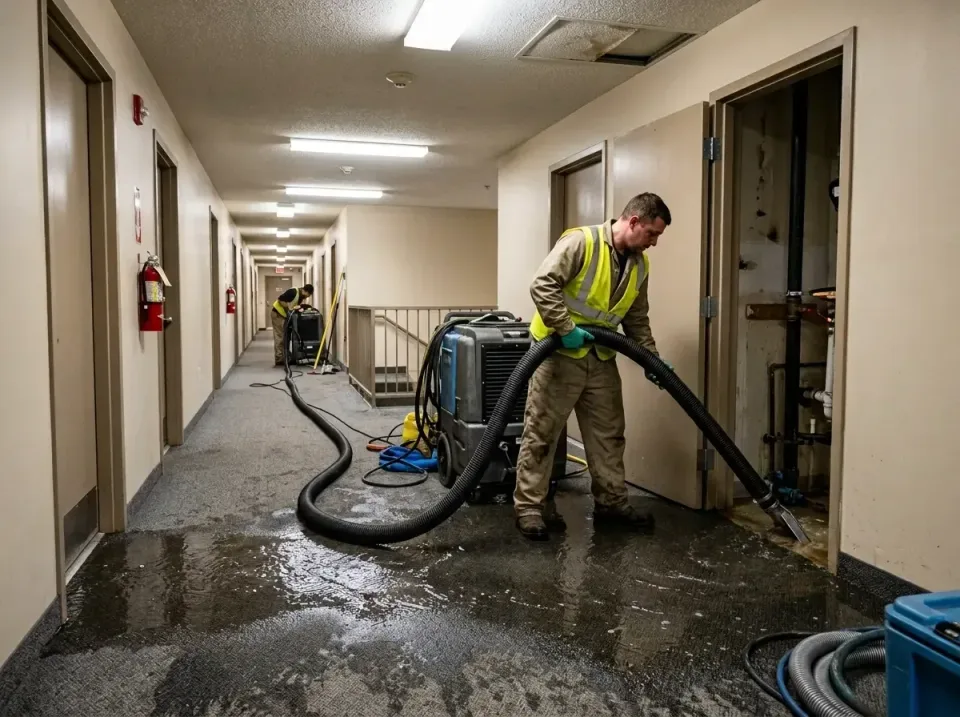 multi-unit-apartment-hallway-f-005 — frequently asked questions, Emergency Burst Pipe Water Extraction & Removal in Desert A…